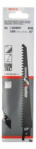 Set lame s 628 df seghe univ. l. 150 gesso (5 pz)