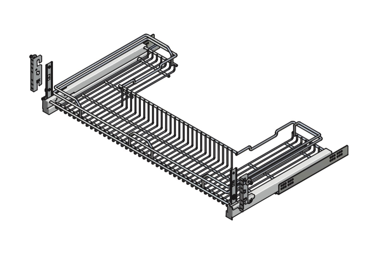 Sottolavello cromo 90x45 silent i.sing.