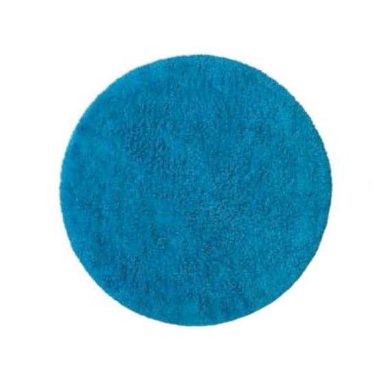 Tappeto cerchio diamtero 60  azzurro