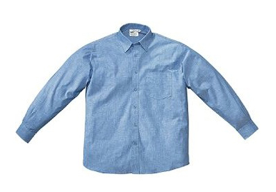 Camicia chambray azzurra tg.s