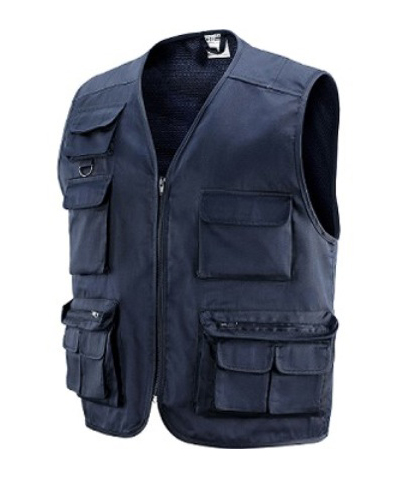 Gilet terital tg.xxl tobruk blu multitasche