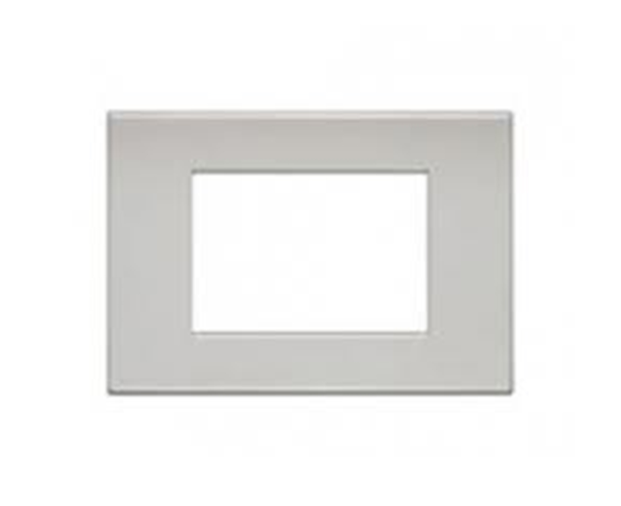 Light - placca 3 posti bianco light