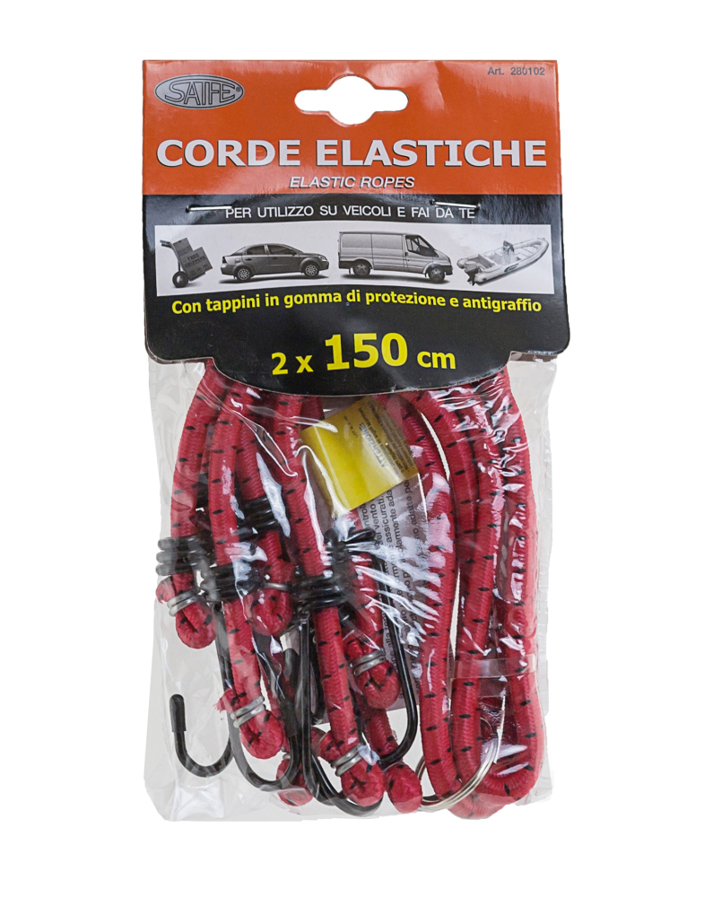 Corde elastiche  150cm 2pz