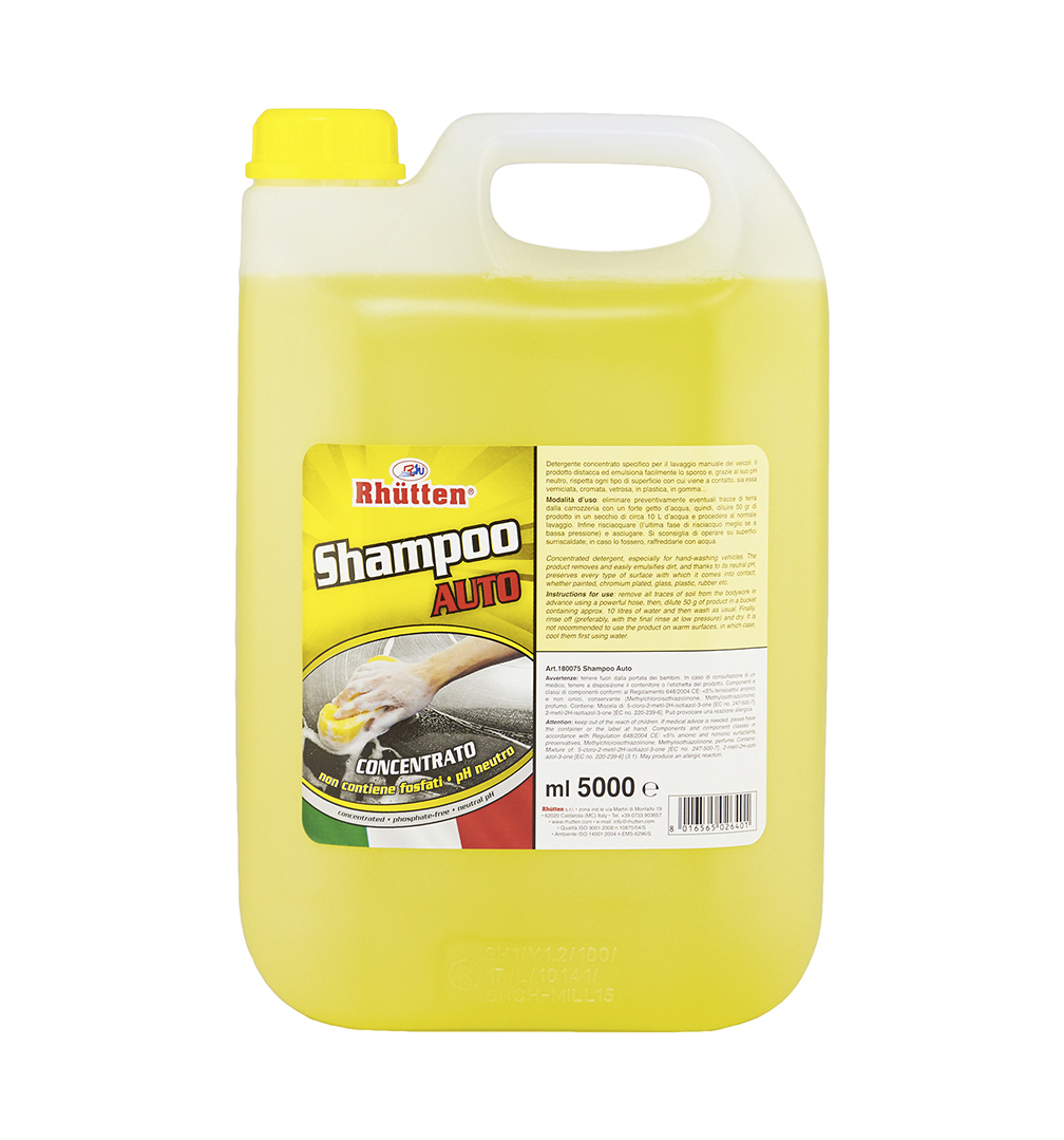 Shampoo auto concentrato 5l