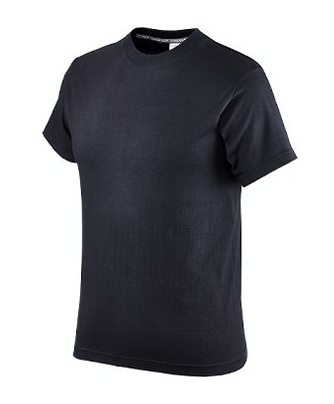 Maglietta t-shirt nera tg.xl cotone