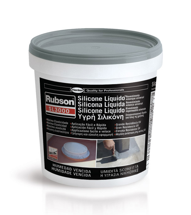 Rubson aquablock silicone liquido sl3000 grigio 1k