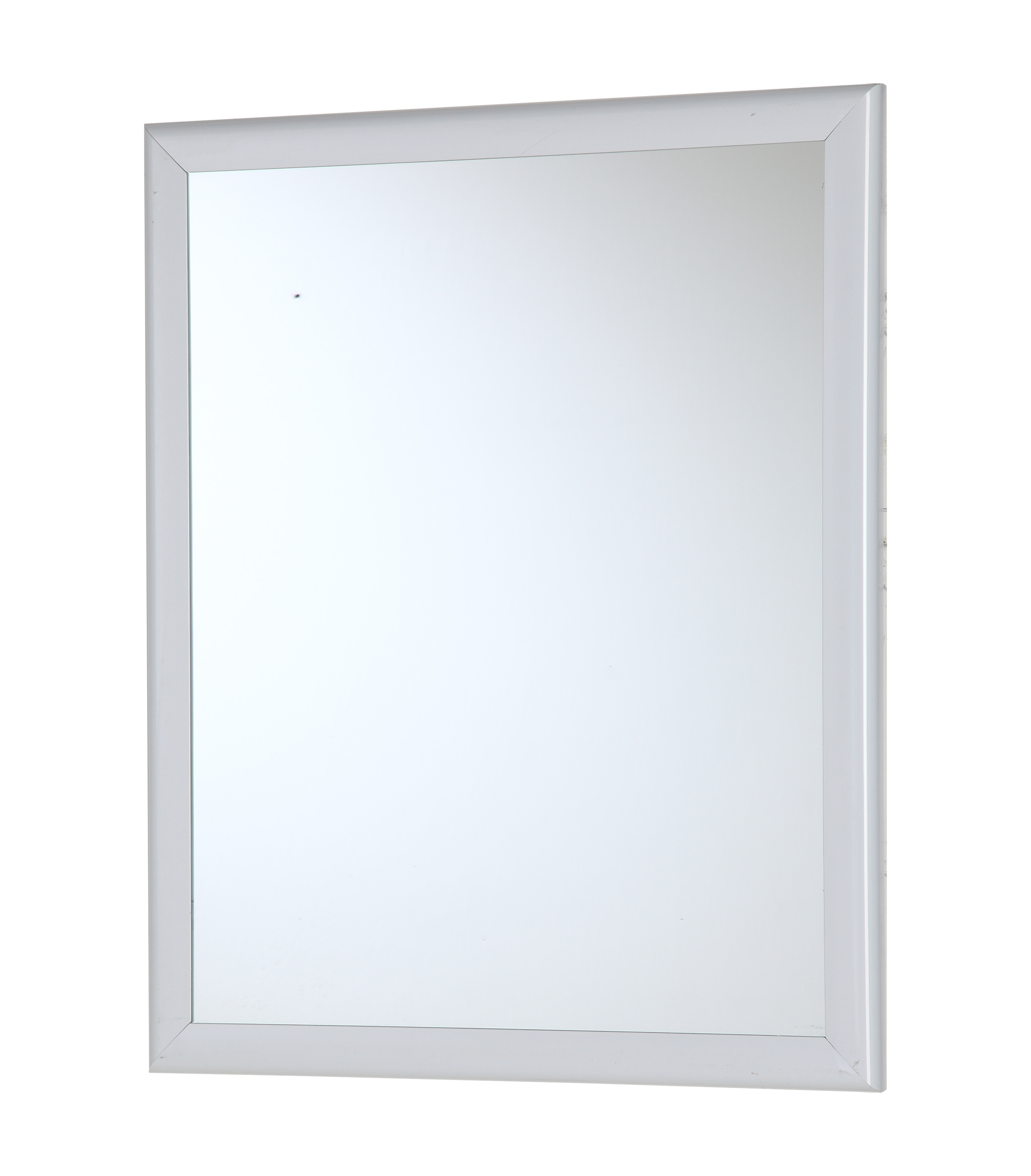 Specchio con cornice in abs 40 x 50 cm bianco