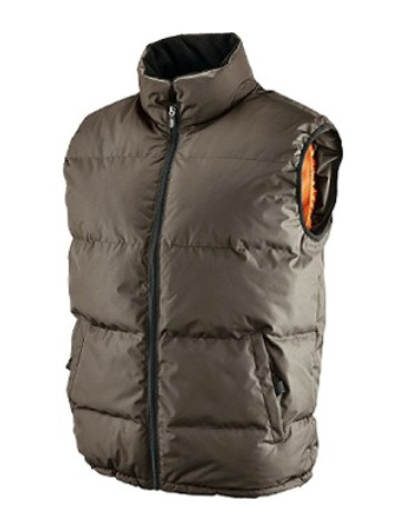 Gilet snowhill marrone arancio tg.s