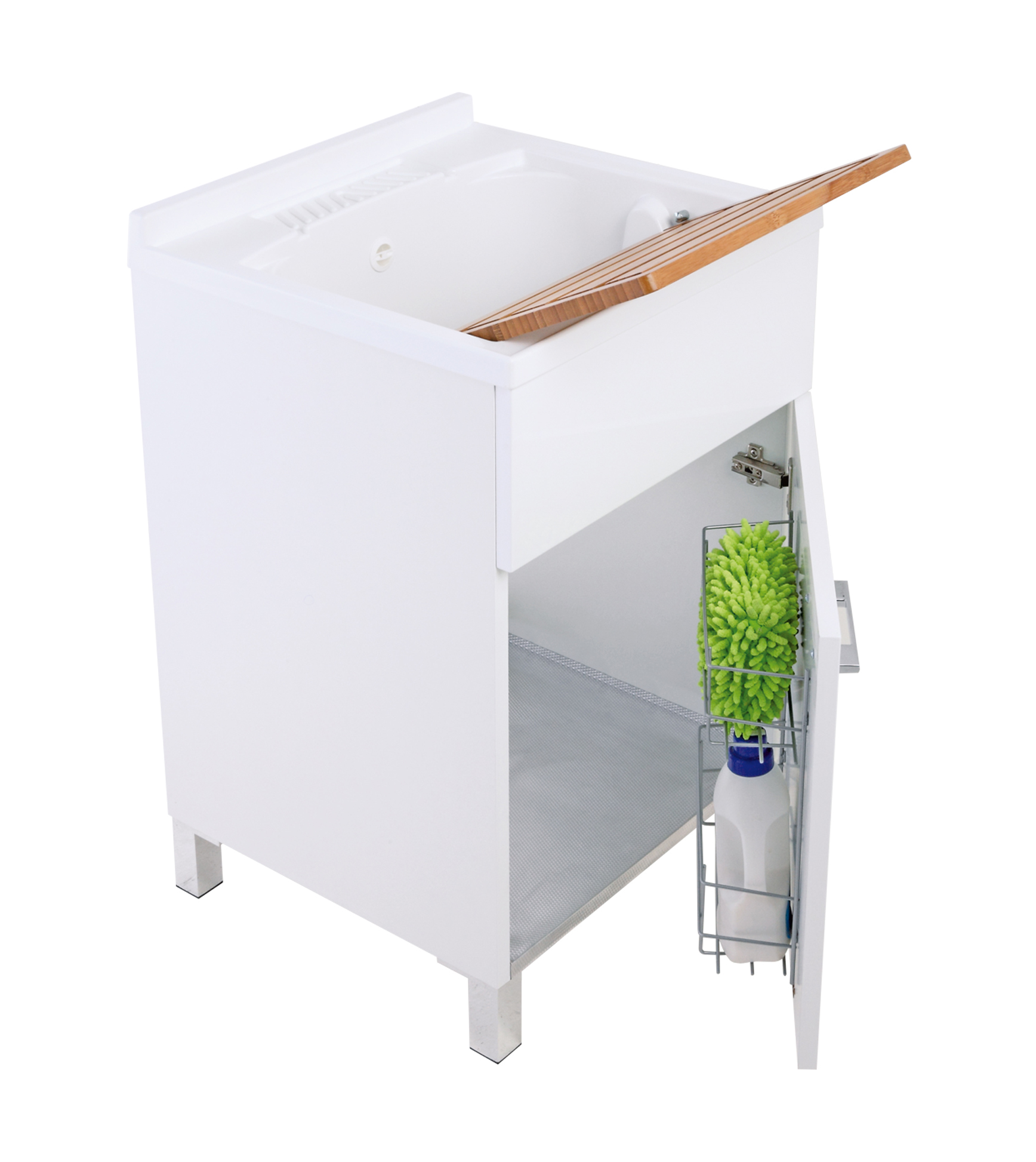 Lavatoio laccato 50 cm bianco