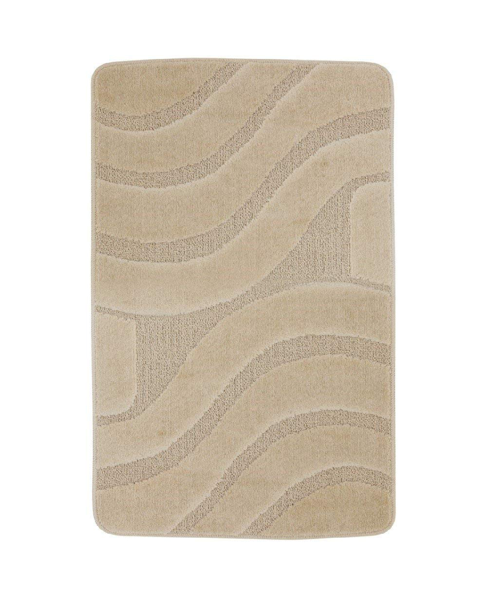 Tappeto polipropilene serie onda 50x80 cm beige