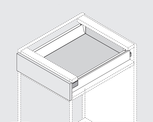 358k5000 cassetto antaro bianco cm60x50 h 11,8cm