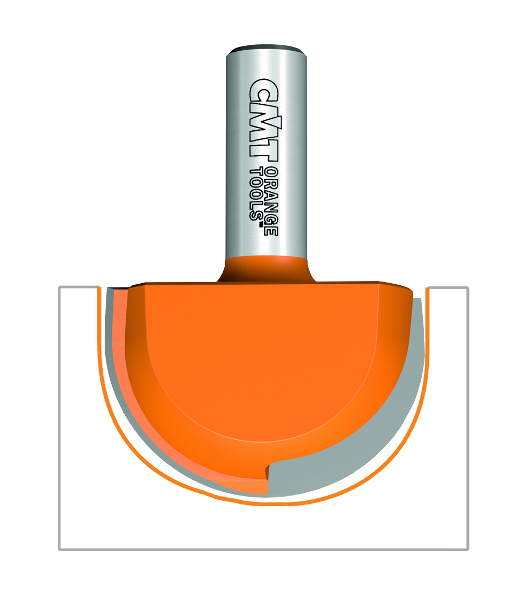 Fresa raggio convesso z2 d=38,1 r=19,5 s=12 l=69,8