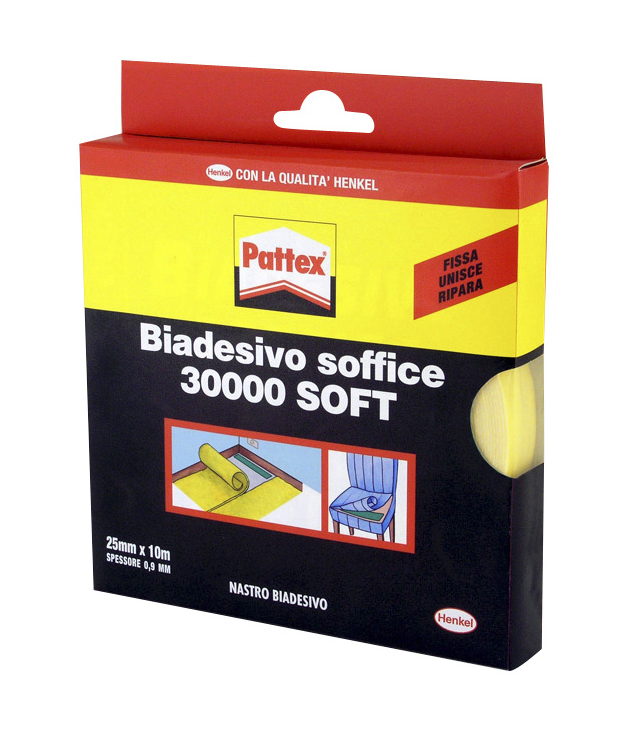 Pattex 30000 soft biadesivo 25mmx10m