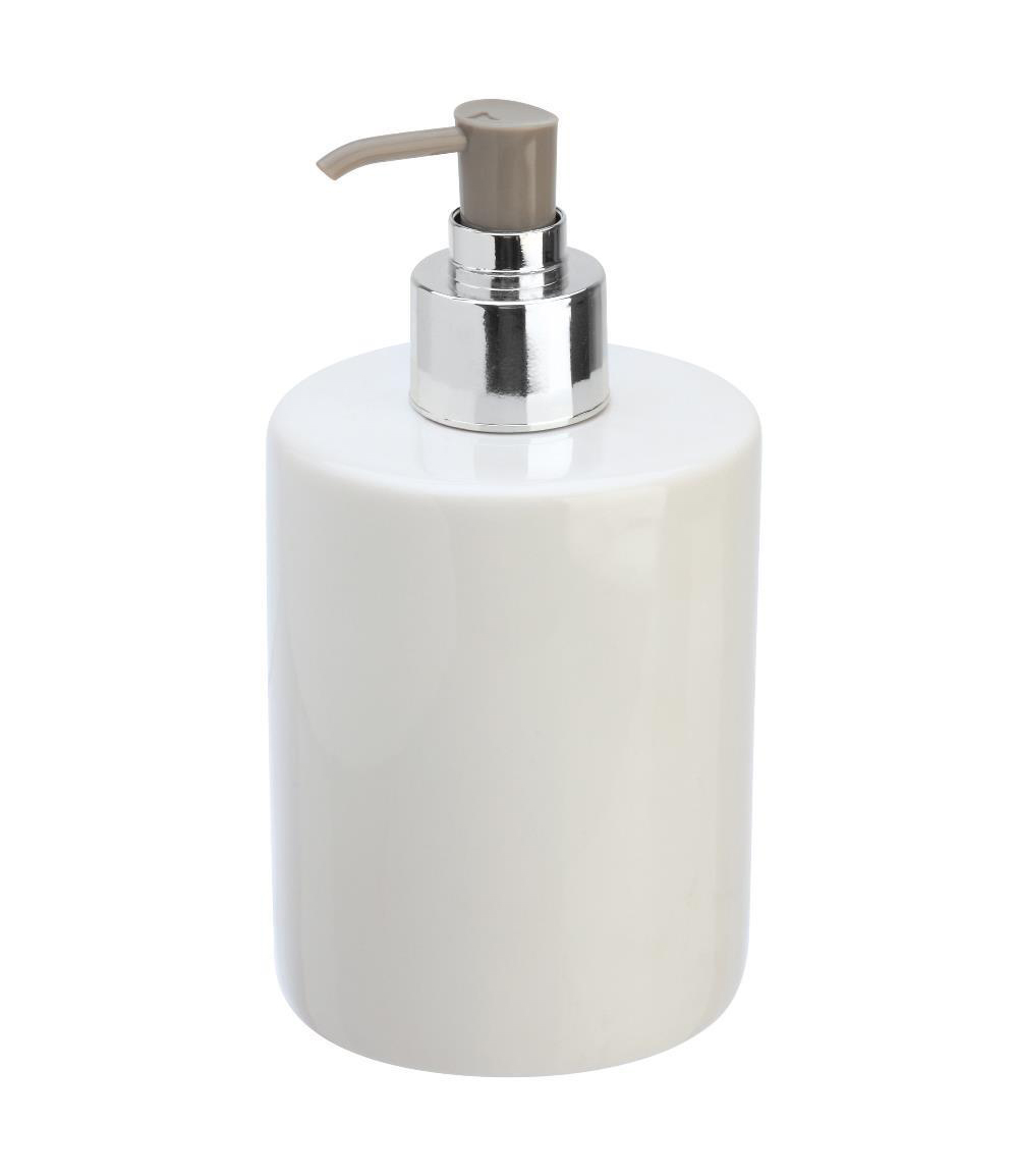 Dispenser sapone linea cily in ceramica bianco