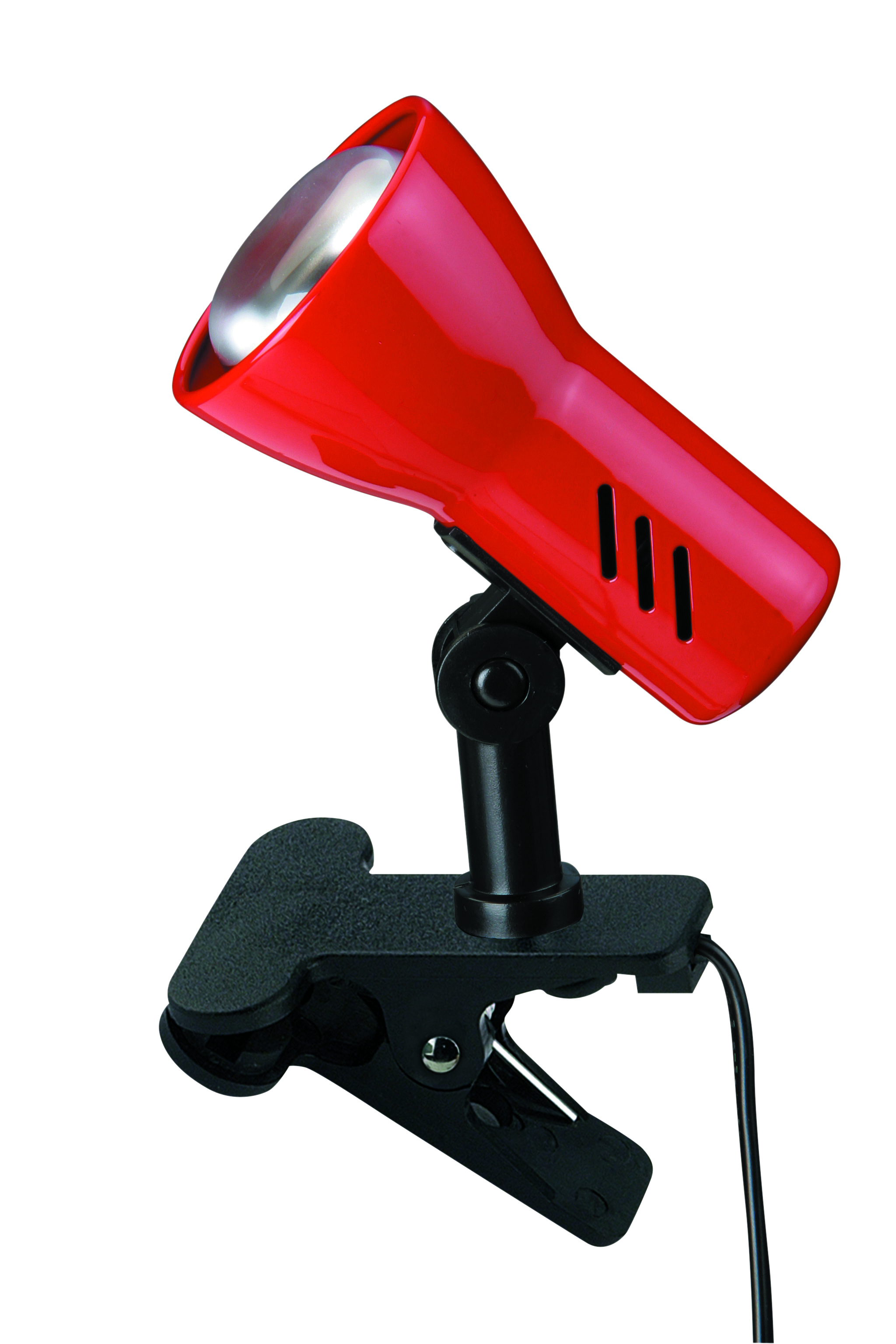 Lock - spot con pinza 1l x 40w e14 rosso