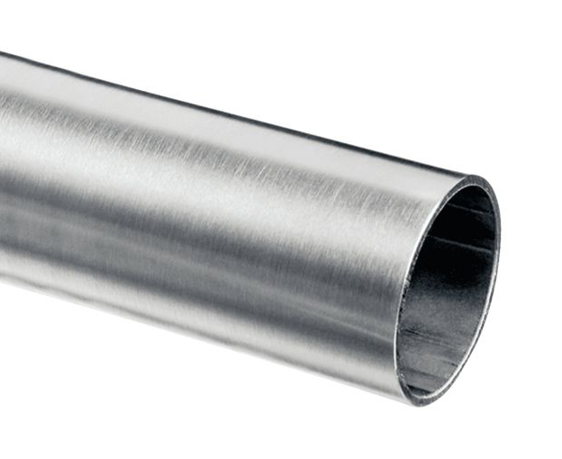 Tubo acciaio inox d. 51 x 2500 mm spazzolato opaco - TUBI, FINALI