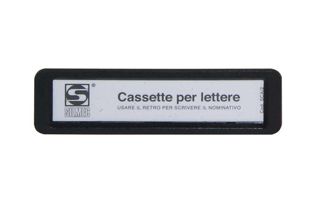 Targhetta per Cassetta Postale PVC