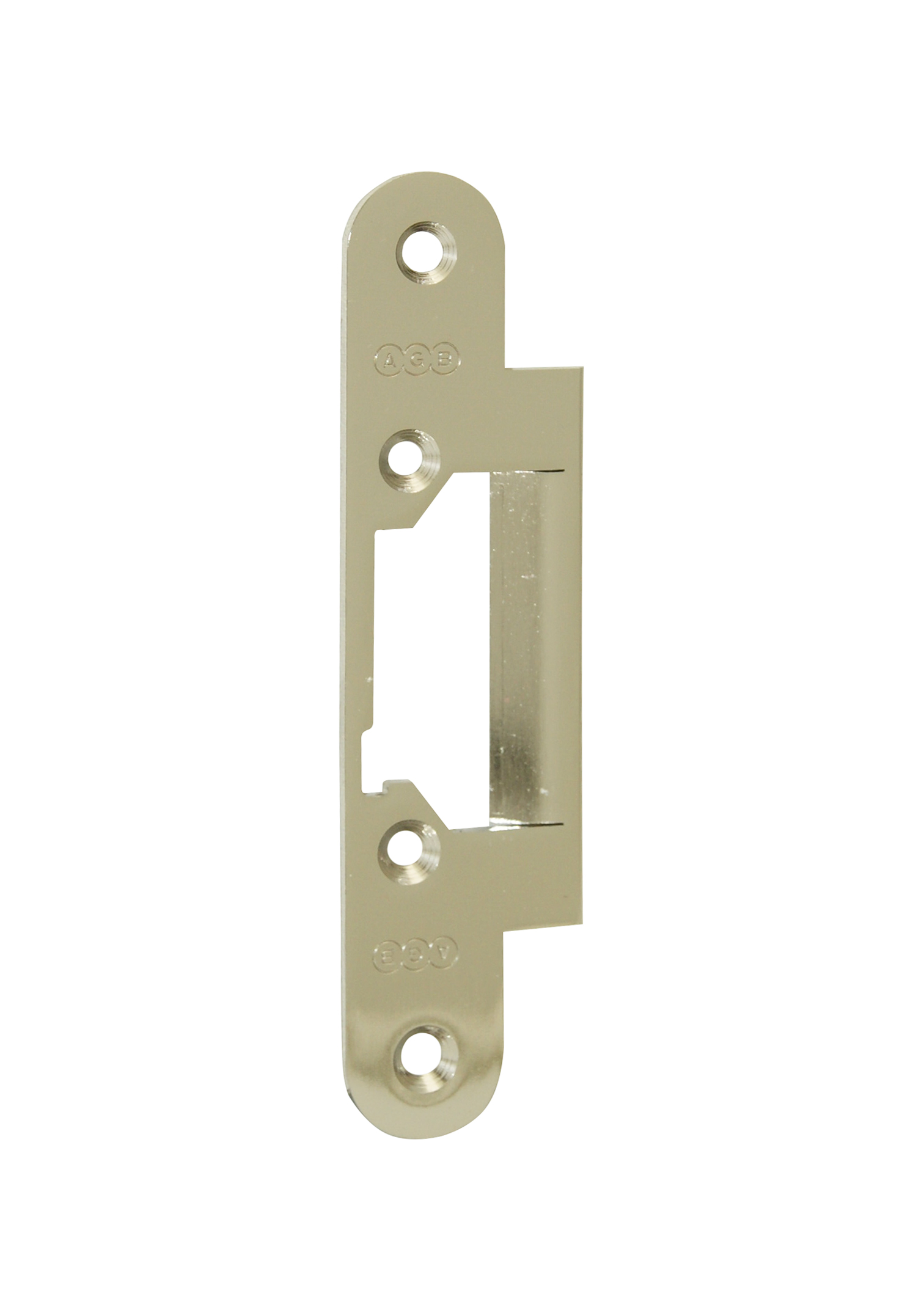 Incontro porte filo s/blocc. 22x130 mm nichelato