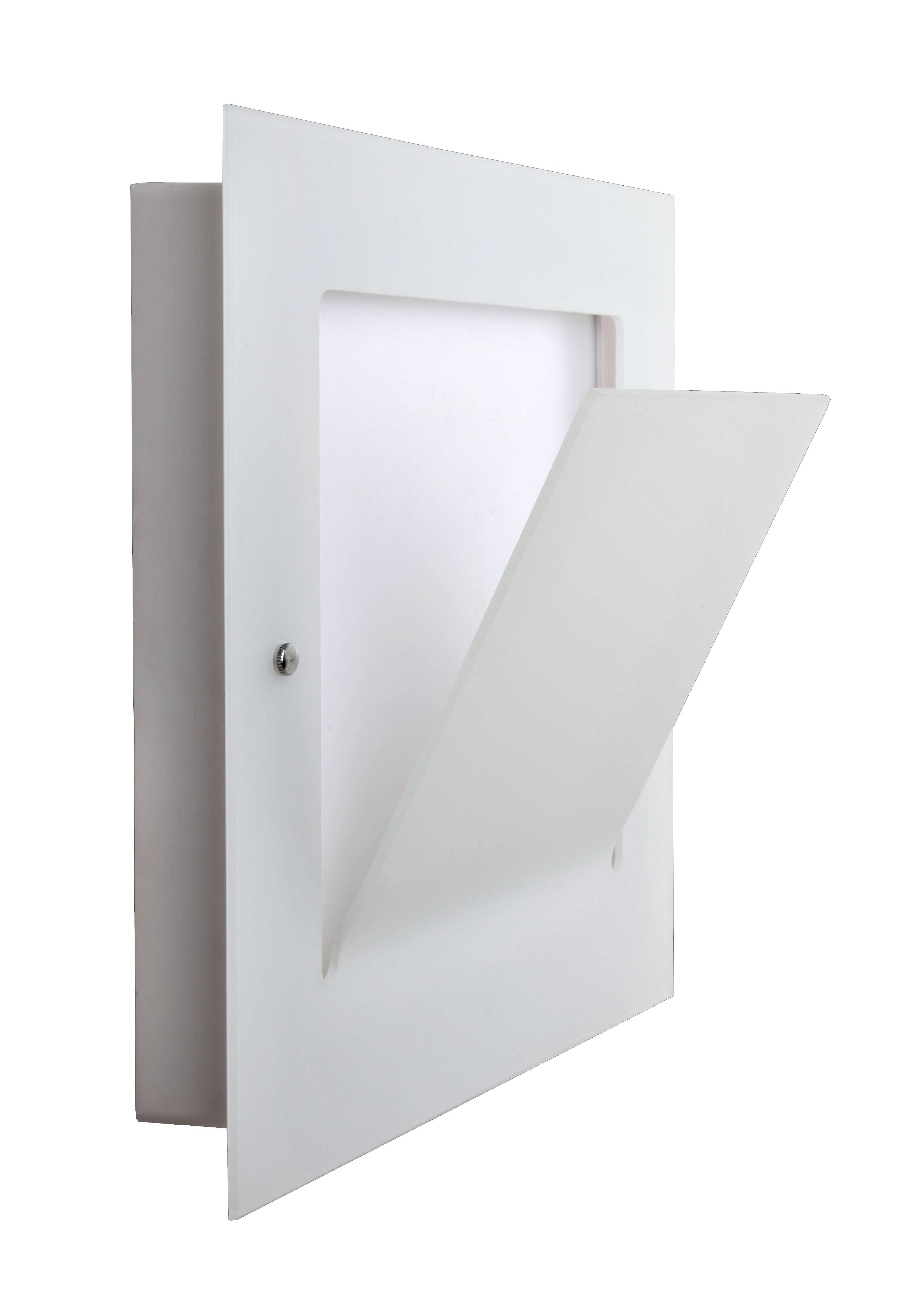 Applique led etra  18w 26x26x12,5 bianco