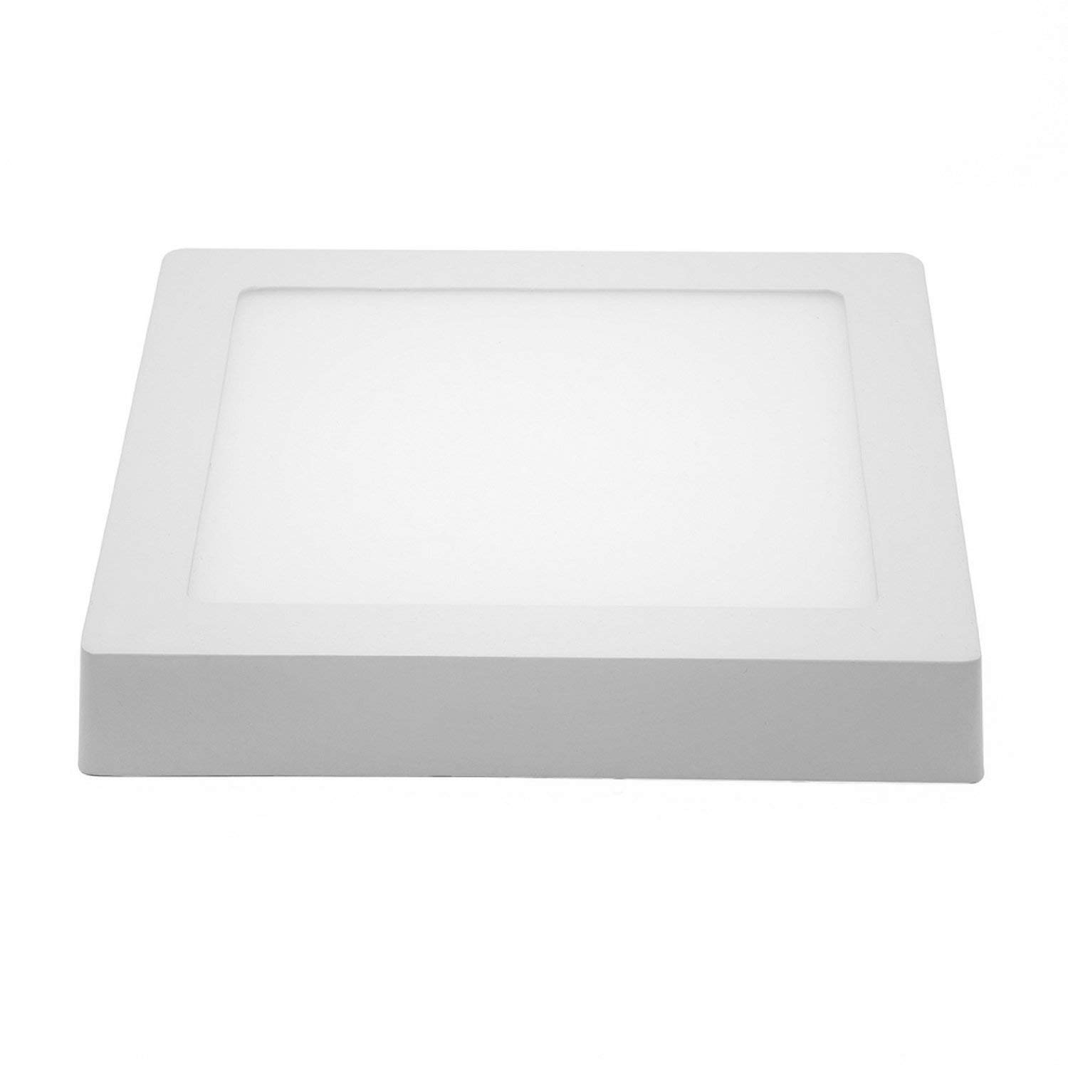 Faretto quadro led 18w 225x225x40mm bianco