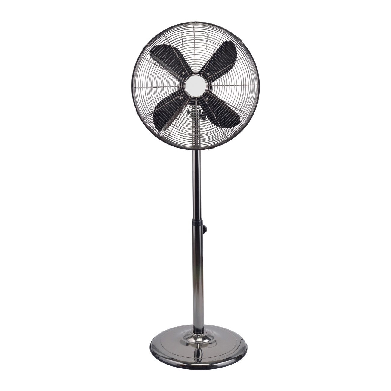 Ventilatore a piantana in metallo oscillazione 3 velocità 50W