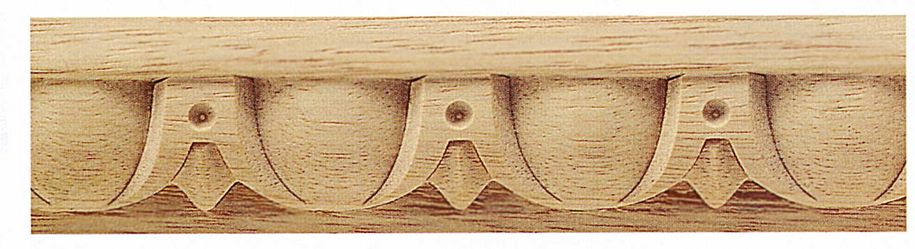 Cornice in legno mm26x13