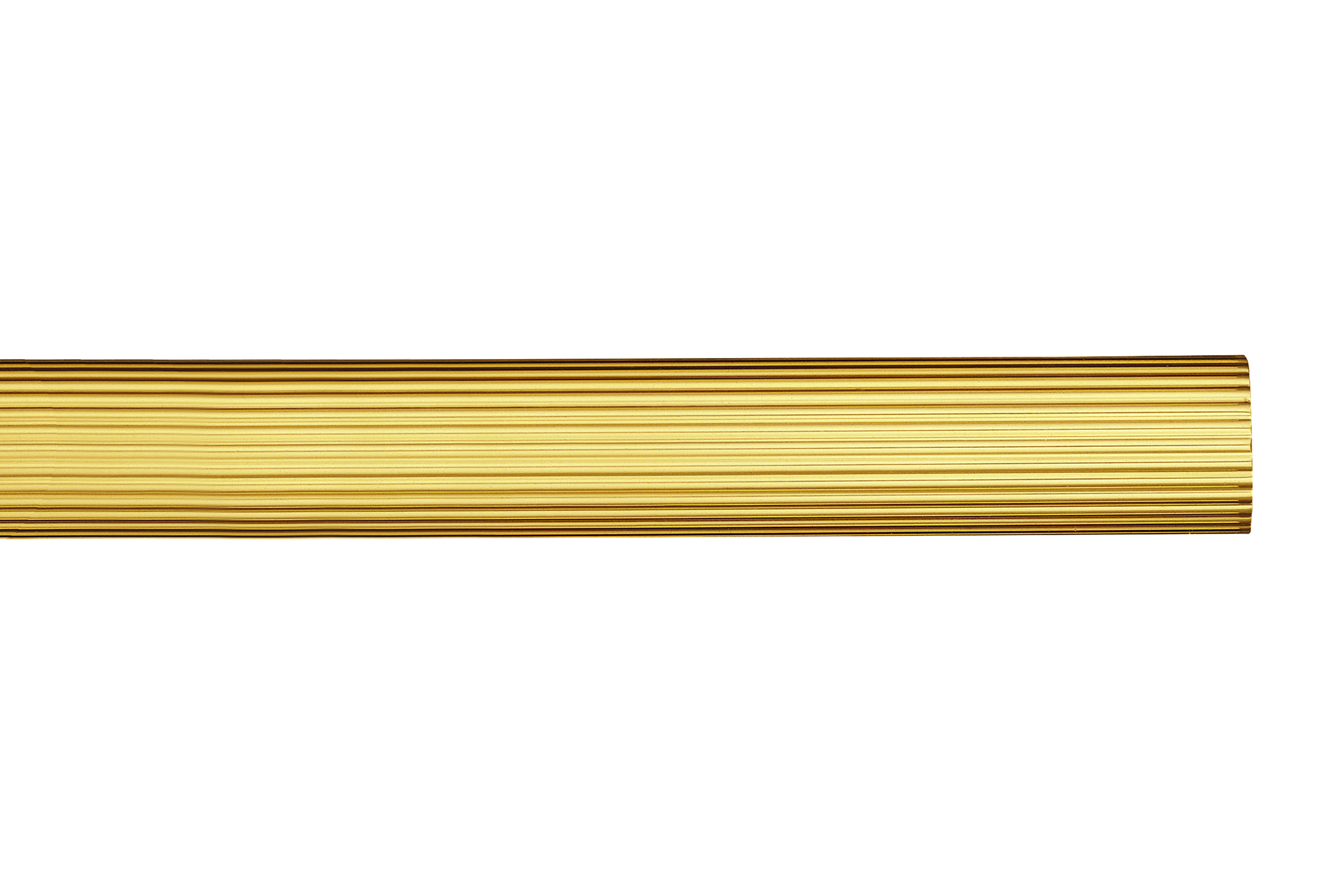 Tubo rigato d. 30 l. 2000 mm oro