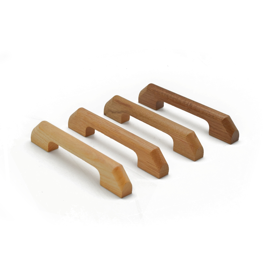 Manigliette in legno per mobili 4 tonalita' assortite