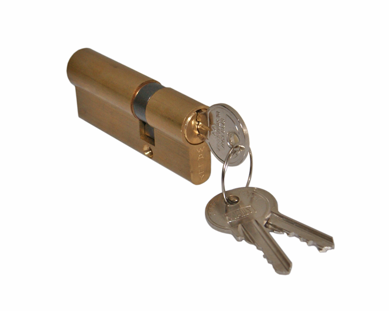 Doppio cilindro per serrature 68 mm dorato yale wally