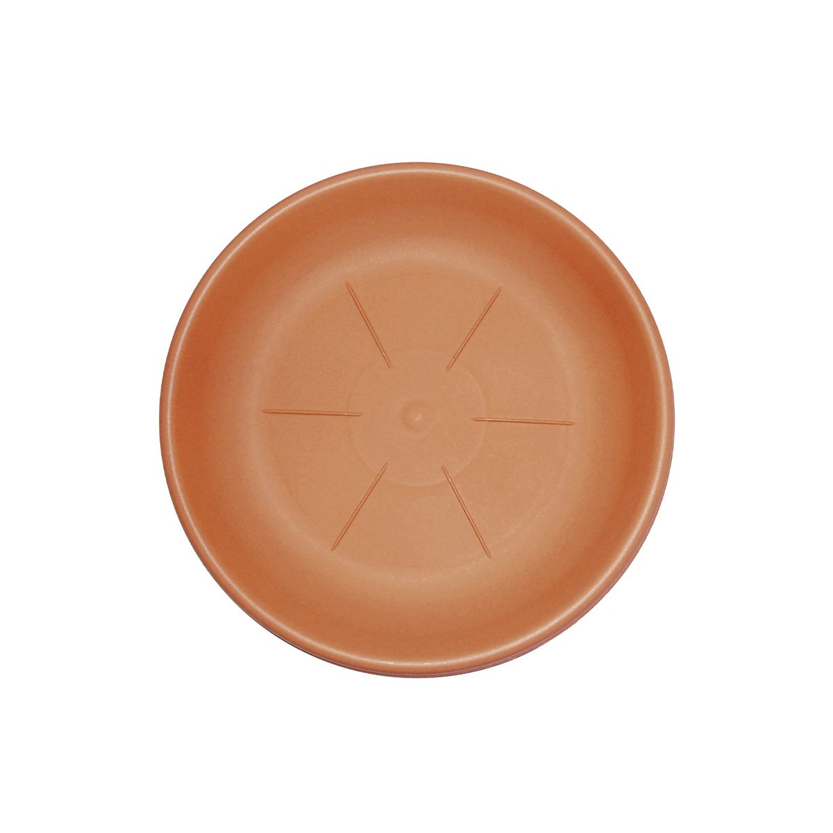 Sottovaso rotondo Bama diametro 22 cm colore terracotta