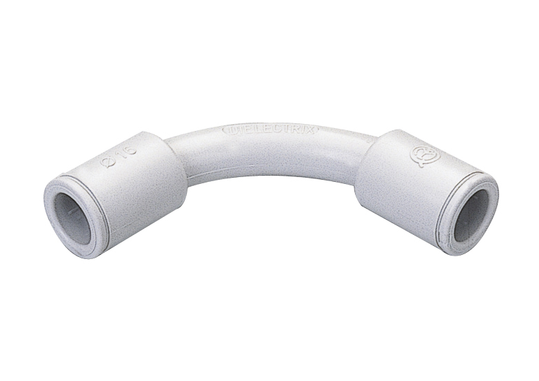 4 curve per tubi ø 16mm, ip65, imq, ce - grigio