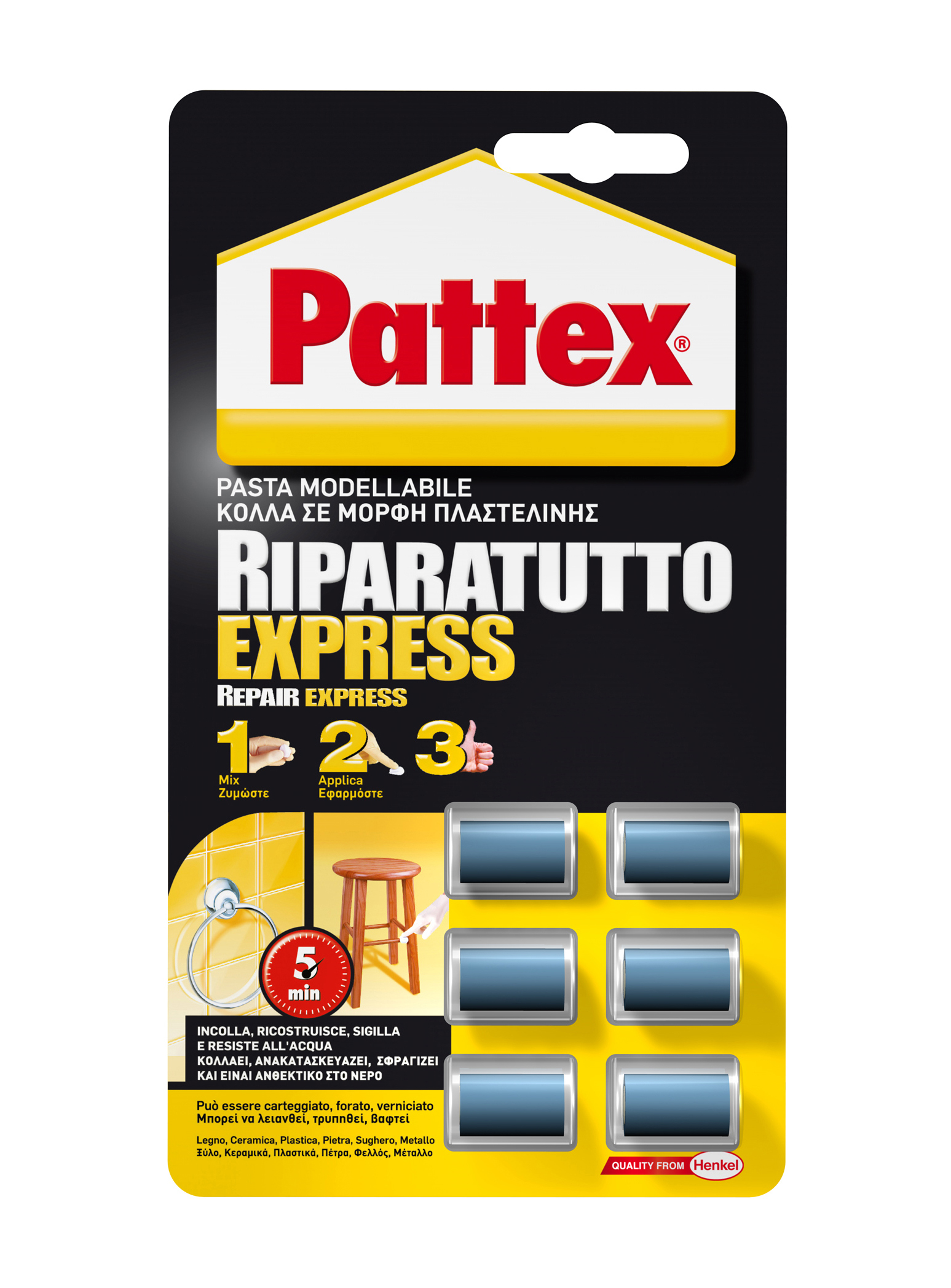 Pattex riparatutto express monodose 6x5g