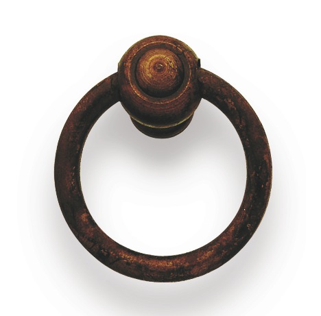 Maniglia pendente anello 41x44 mm ferro vecchio