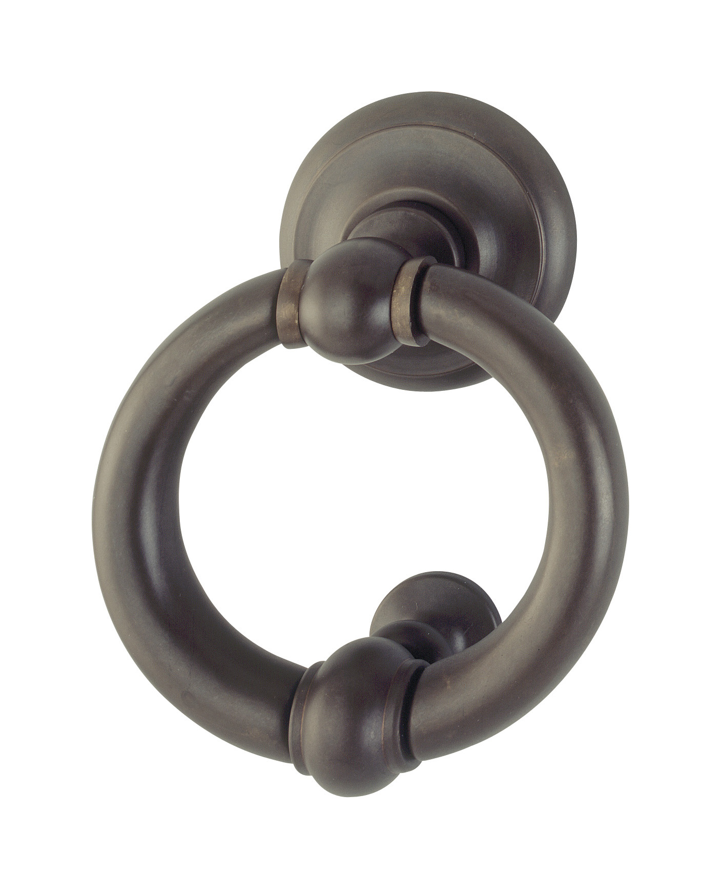 Battente anello brunito antiqua (f76) 135x161