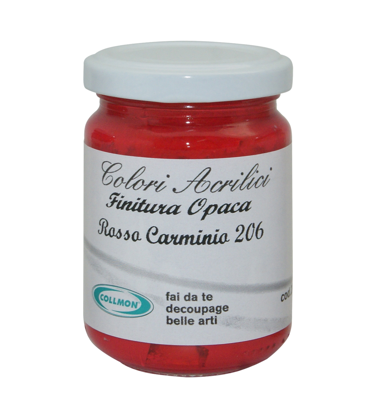 Colore acrilico ml.125 rosso carminio