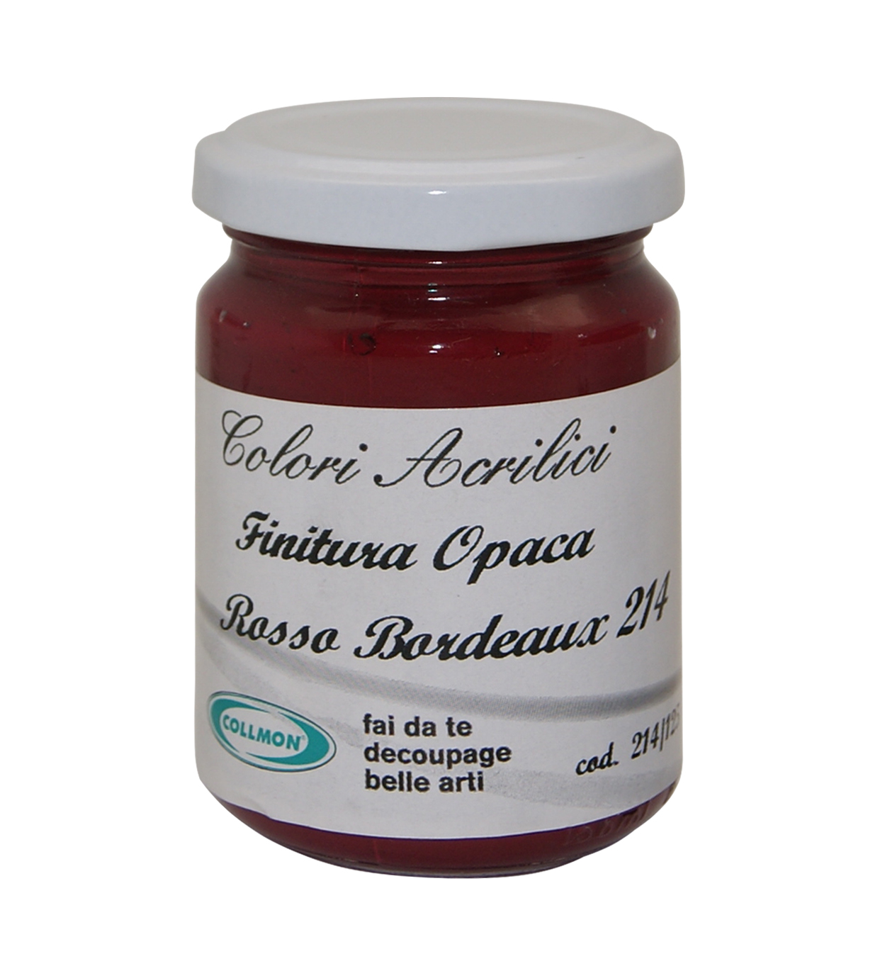 Colore acrilico ml.125 rosso bordeaux