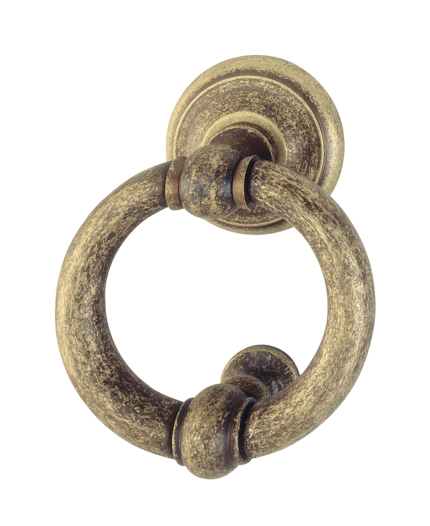 Battente anello bronzato antiqua (f55) 135x161