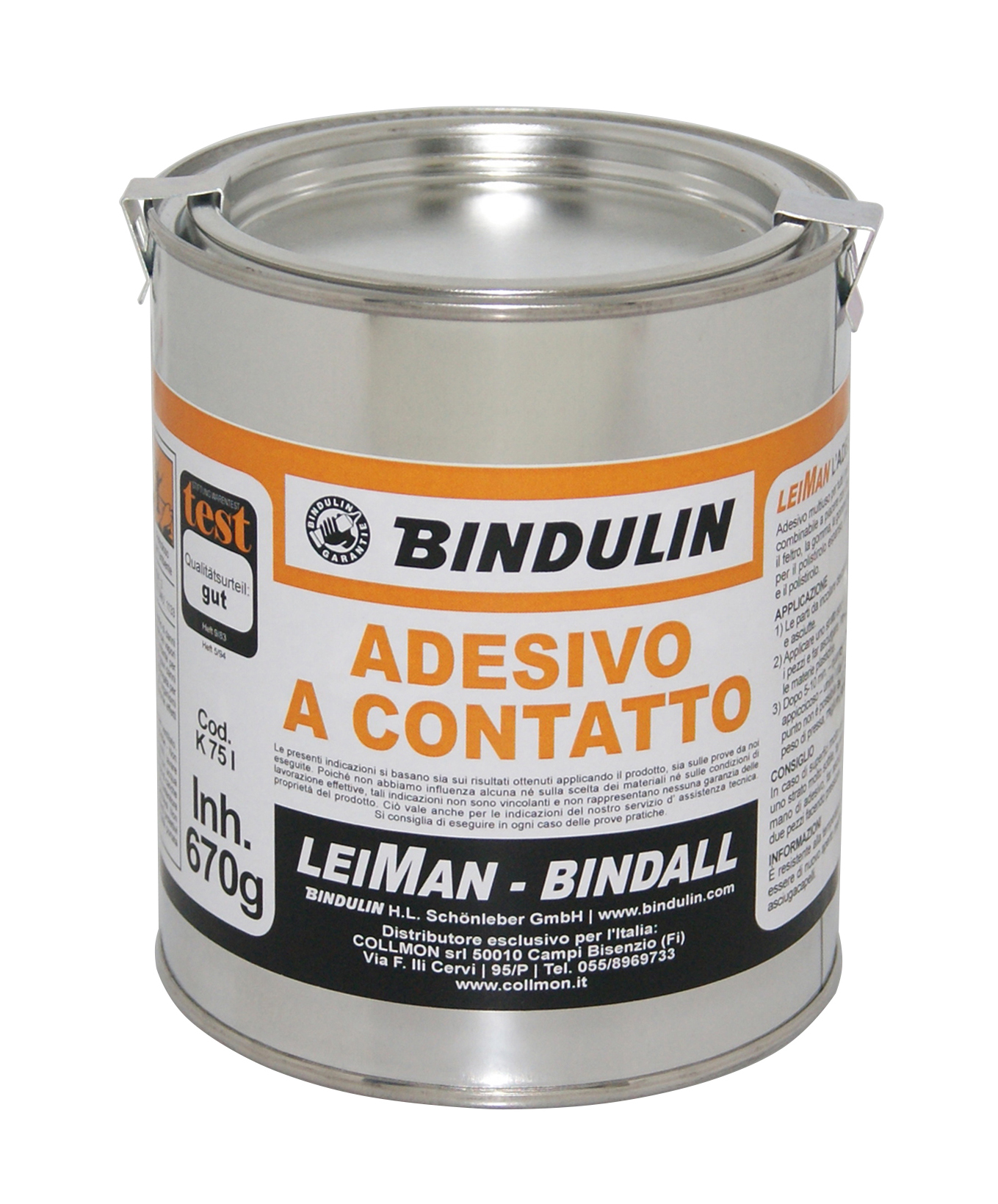 Bindulin - kontakt-kleber contatto giallo 670 g