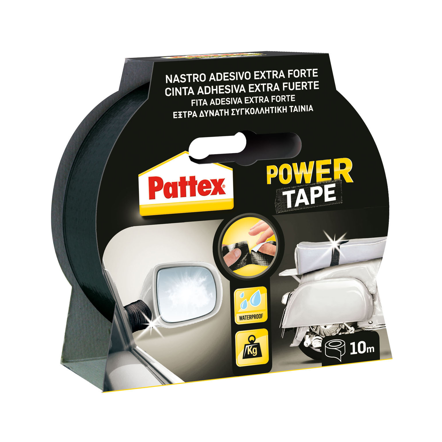 Pattex power tape nero 10m