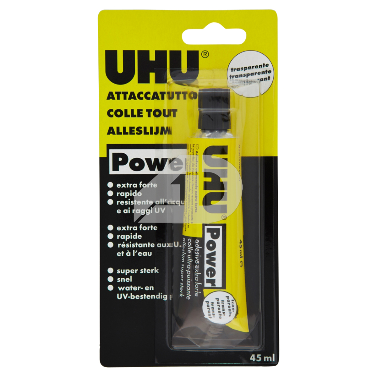 Colla poliuretanica universale UHU Power D3251 45 ml trasparente