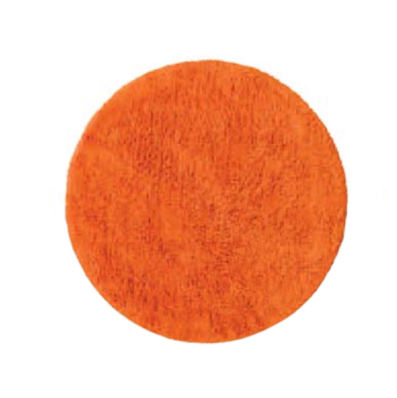 Tappeto cerchio diamtero 60  arancio