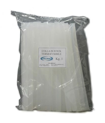 Collmon - adesivo in stick trasp. d. 12 mm 1 kg