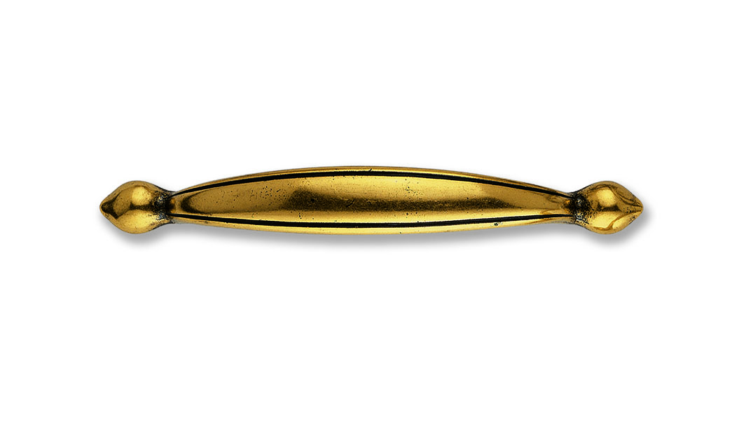 Maniglia int. 64 / 100x14 mm oro di valenza