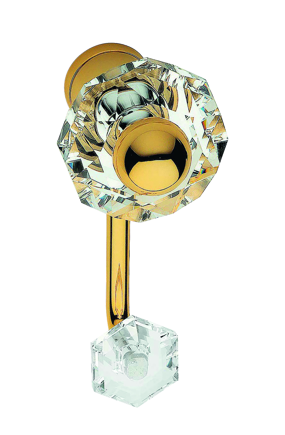 Portabito diamante 50x120 oro zecchino / swarovski