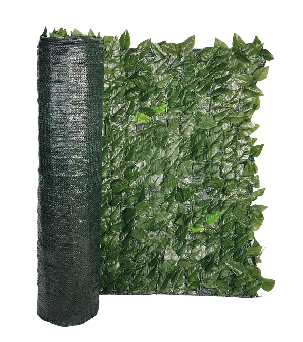 Siepe artificiale Ivy ombreggiante per recinzione balcone e giardino 150x300 cm   