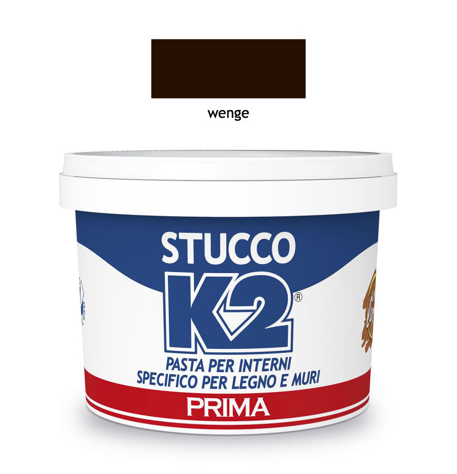 K2 - stucco wenghe in pasta 0,5 kg legno
