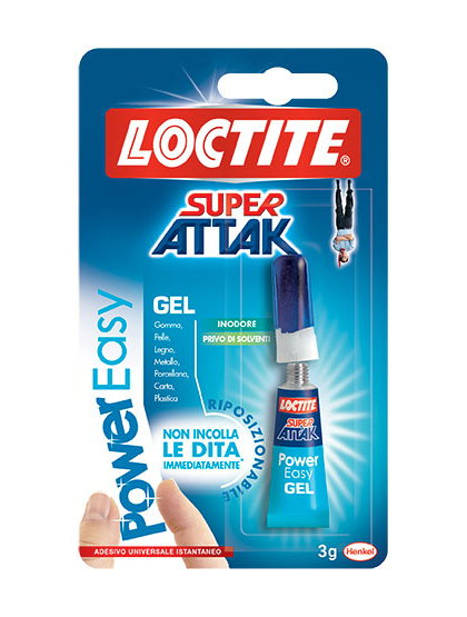 Loctite - super attak power easy trasparente 3 g