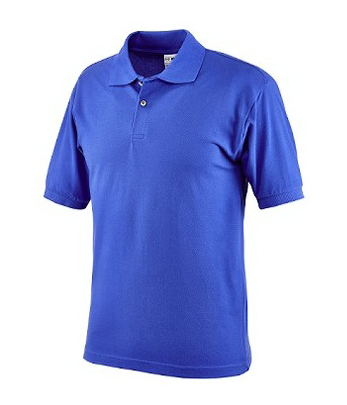 Maglietta polo azzurra tg.m cotone