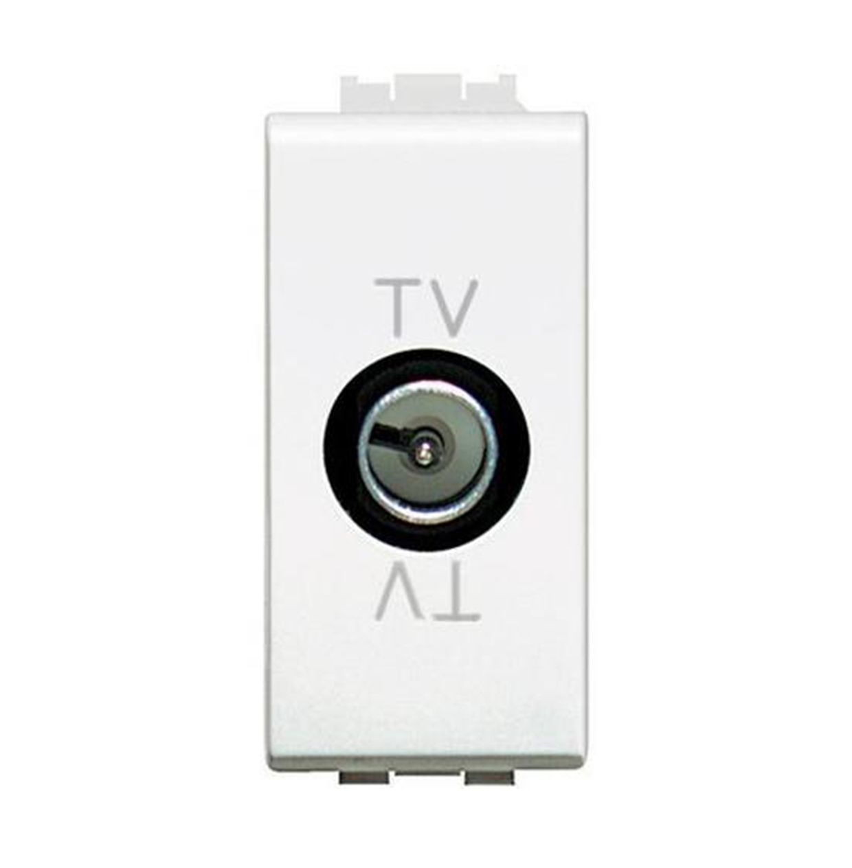 Fp light - presa tv(m) passante colore bianco