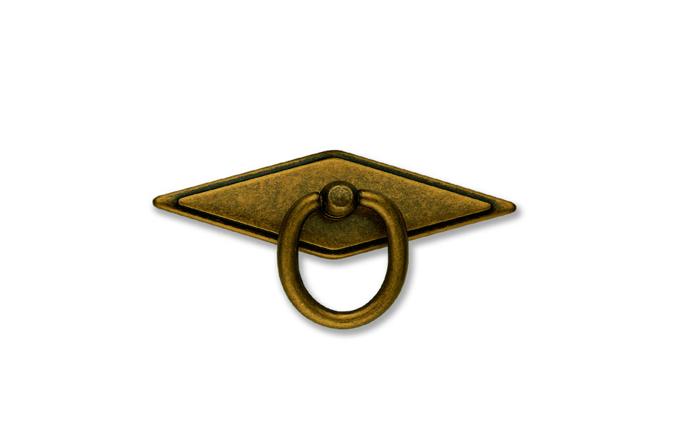 Maniglia pendente anello 73x25 mm florence